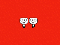 Talking Pixel Aliens