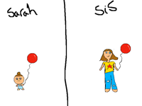 Sarah's big sis