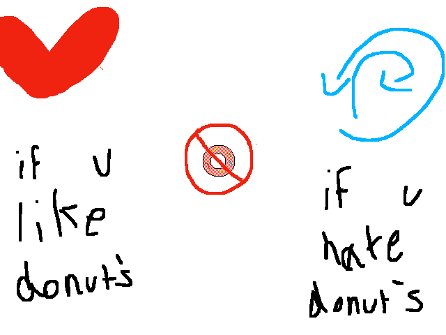 I hate donuts