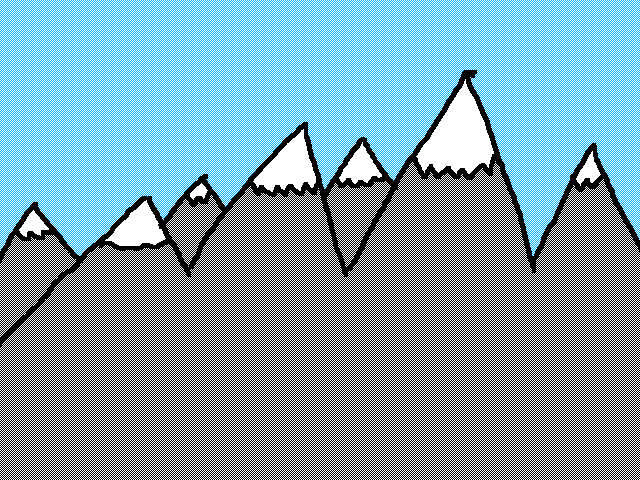 Snowy mountains