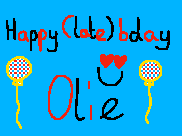 Happy (Late) bday @Olie