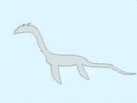 The Loch Ness Monster Outline