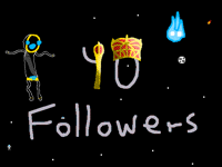 40 FOLLOWERS!!!