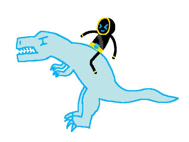 I'M RIDING A DINOSAUR