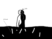 Prisoners trying to escape the void