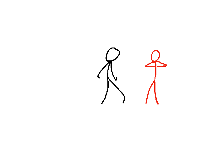 Red guy dies?