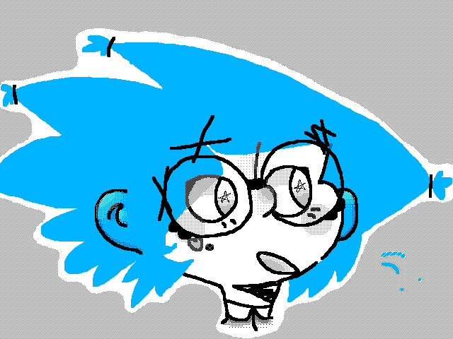 Glasses on Morgan