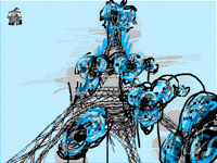 Explosion in blue WIP