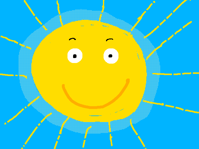let the sun shine / simple animation #5