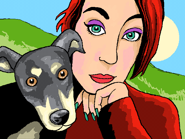 Alice and her dog Smokie