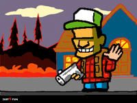 The brave Zombie Killer