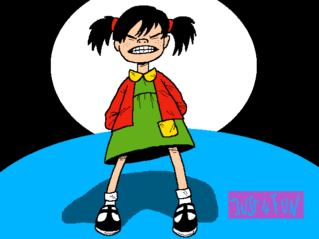 Schoolgirl / simple animation #7