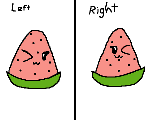 Left vs right