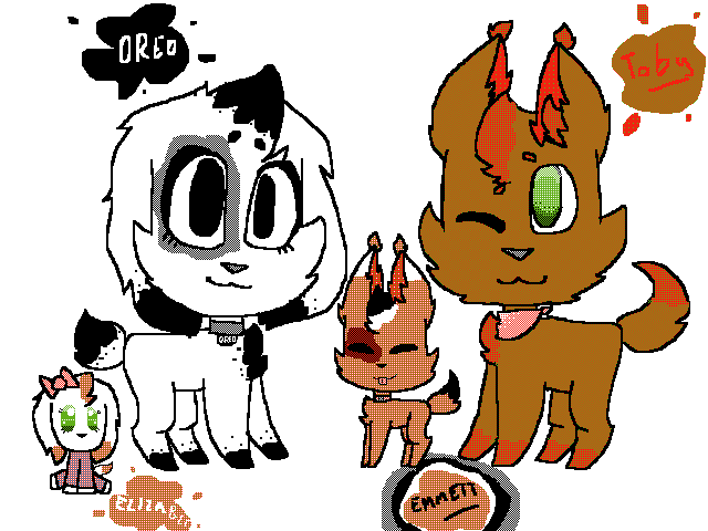 The Family (Oreo,Toby,Emmett,Elizabeth)