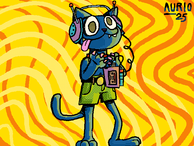 Gorillaz Cafe Cat