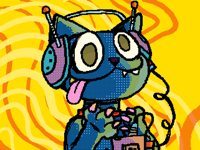 Gorillaz Cafe Cat