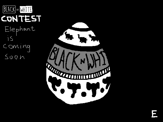 Black n White Egg