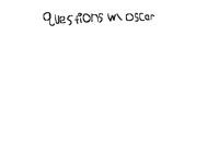 Q/A with Oscar