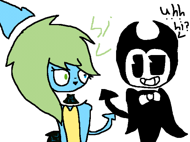 Robo fox meets bendy