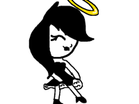 Angle Alice dancing