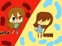 Chara and frisk