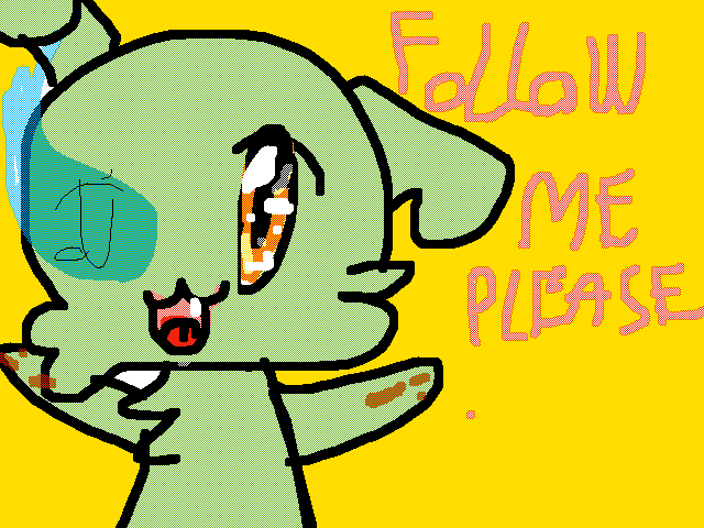 Follow me please flash warning