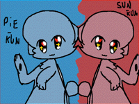 Pie-kun and Sun-kun