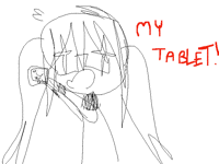 My tablet ! *^*