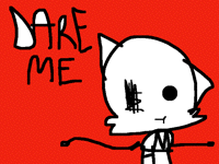 Dare me flash warning