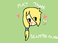 Art trade/ @DerpyThePainter