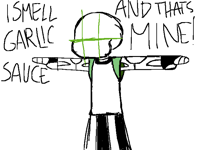 I guess... His shirt?