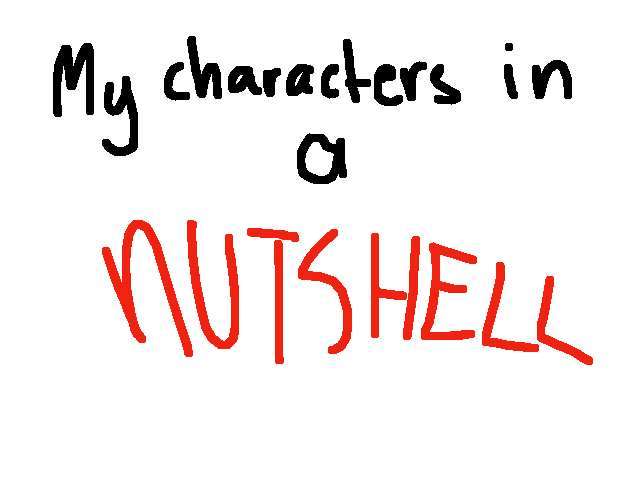 My characters in a nutshell