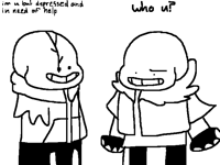 One of u said what if 2 of my au sans met