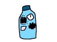 Monster water bottle
