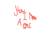 How I make a comic