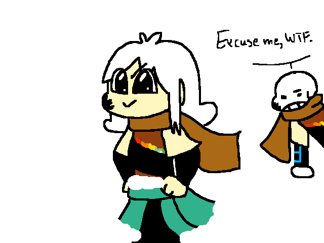 Human girl ink requested by AC_Blacklight
