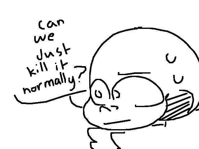 Hit him with a book