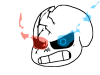Another drawing of massacre Sans lel