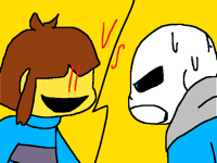 Massacretale fight frisk vs sans