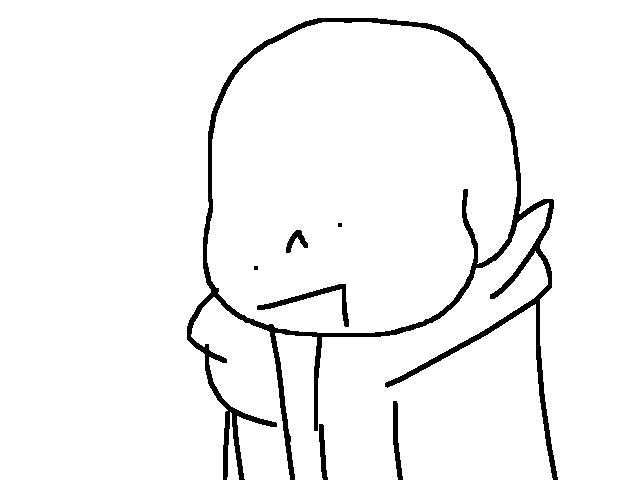 Whenever I try drawing classic sans