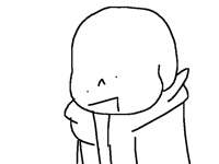 Whenever I try drawing classic sans