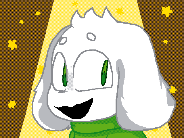 "Howdy! I'm Asriel!"