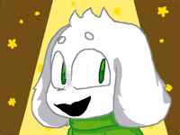 "Howdy! I'm Asriel!"