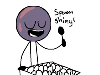 Spoon shiny!