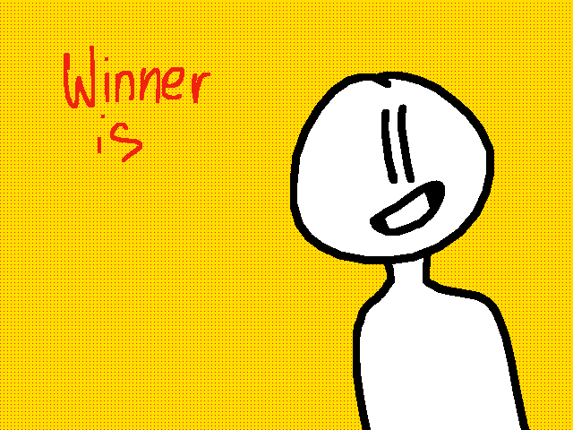 Winner of contest is.....