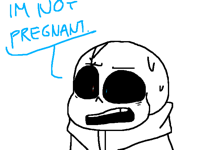 I'm not pregnant.
