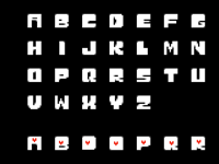 Undertale font for free (give credit when you use)