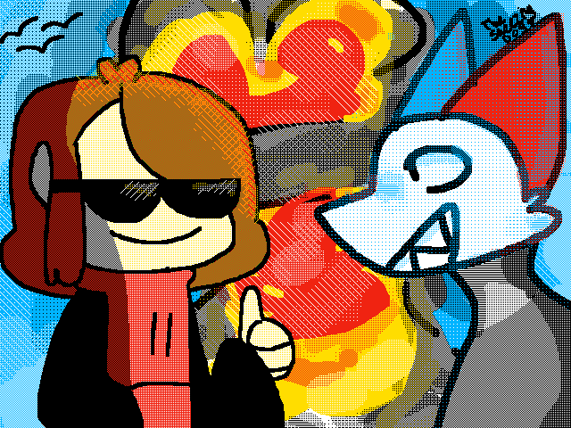 Explosion collab!  @thesneezingdogg
