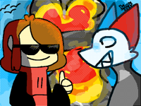 Explosion collab!  @thesneezingdogg