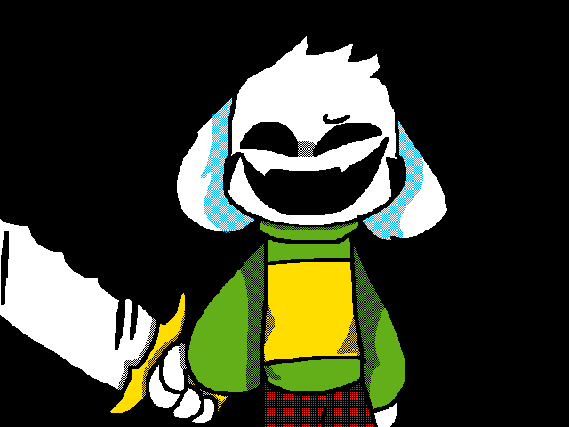 Since when were... Wait a minute... THATS ASRIEL